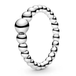 Pandora - String of Beads - Sterling Silver Ring Size 7